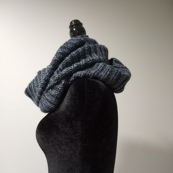 H&M BLUE SNOOD WOMEN | MEN ONE SIZE - Picture 3 of 5